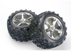 Traxxas, Tires & wheels, assembled, glued 14mm hex