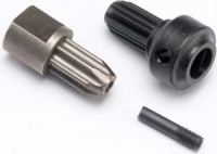 Drive hub, center, rear (1)/ front (1)/ screw pin