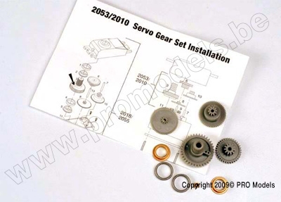 Servo gears (for 2055 and 2056 servos)