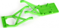 Skid plates, front & rear (green)