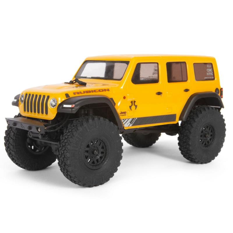 Axial 1/24 SCX24 2019 Jeep Wrangler JLU CRC Rock Crawler 4WD RTR, Yellow