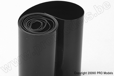 Shrink Tubing 46mm black, 1m