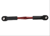 Turnbuckle, aluminum (red-anodized), camber link,