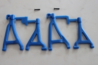 Front upper & lower A-arm set - blue