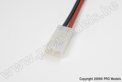 Tamiya connector, Female, silicon wire 14AWG, 10cm (1073-005)