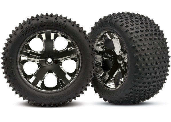 Traxxas All-Star black chrome wheels