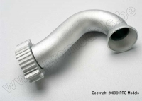 Header, exhaust (tubular aluminum, silver-anodized