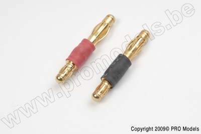 Converter 3.5mm gold to 4.0mm gold connector (1pai