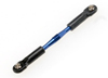 Turnbuckle, aluminum (blue-anodized), camber link,