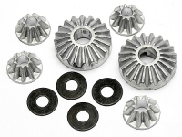 Steel differential gear set