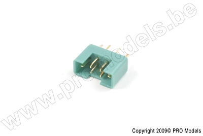 MPX gold connector, Male (4pcs)