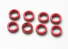 Spacer, pushrod (aluminum, red) (8)
