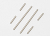 Suspension pin set (front or rear), 2x46mm (2), 2x