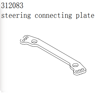 Steering connecting plate