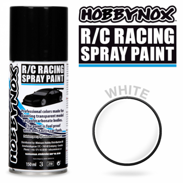 Hobbynox Vit R/C Racing Car Spray Färg 150 ml