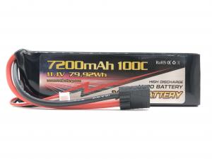 Vant 11.1v 100/200c 7200mah Traxxas-kontakt