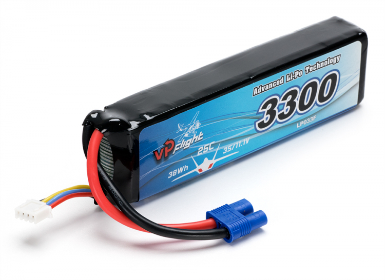 Vapex Li-Po Batteri 3S 11,1V 3300mAh 30C EC3-Kontakt