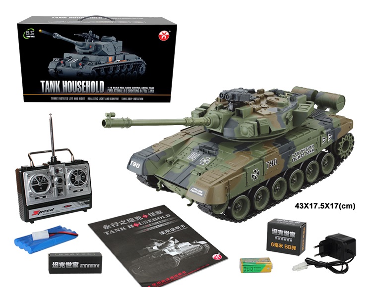 Pansarvagn Russian t90 grön 1:20