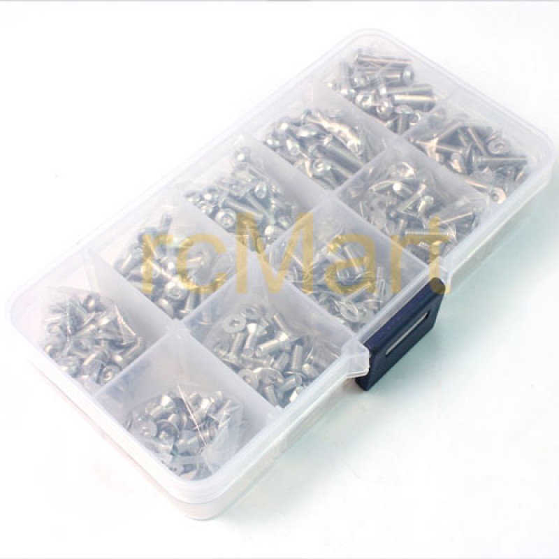 STAINLESS STEEL SCREW ASSORTED SET (400PCS)