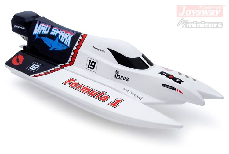 RC Rennboot Speedboot F1 Mad Shark V2 2,4 GHz 60km/h 43cm 2,4 GHz NEU 
