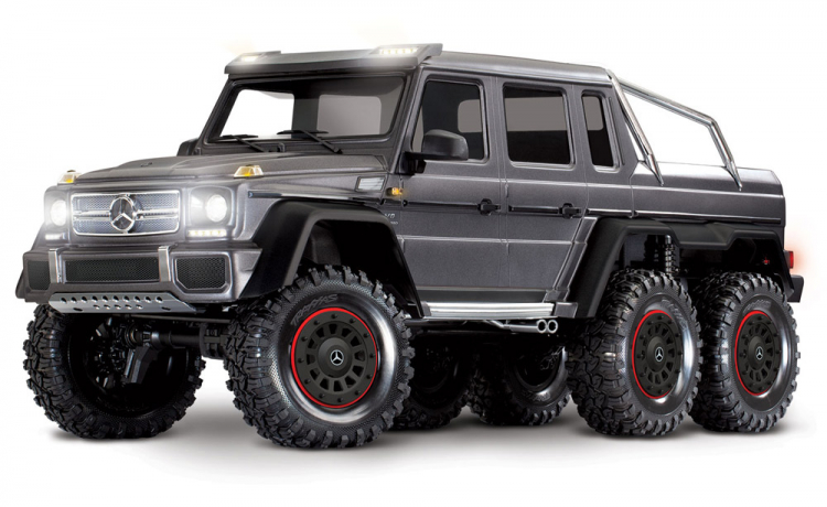 Traxxas Trx 6 Mercedes Benz G63 Amg 6x6 Tqi 24g Rtr Silver