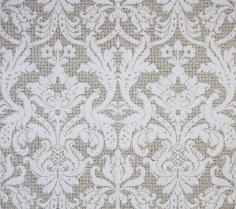 Finn din favorittapet hos Retrotapeter.se! Tidstypisk medaljongmönstrad tapet, tryckår 1969. Beige botten, mönster i ljusare beige.