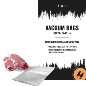 Alces Vakuumpåsar 15x25cm 50st