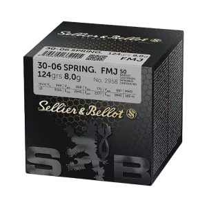 Sellier & Bellot 30-06 FMJ 124gr/8g