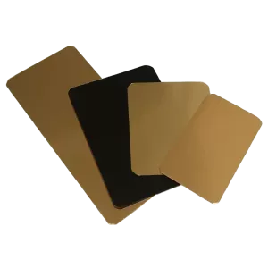 Laxbrätten 23x59 cm 550 g Guld/Silver 10-p