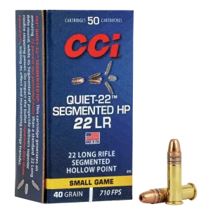 CCI 22 LR Segmented HP Quiet-22 40gr