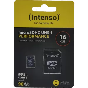 Minneskort 16GB MicroSDHC Class 10