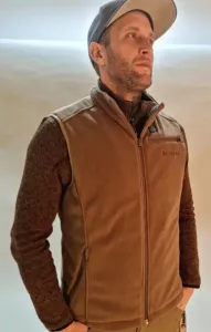 Haunter Heat Fleece Vest Forest Brown