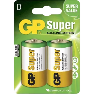 GP Super LR20 Batterier