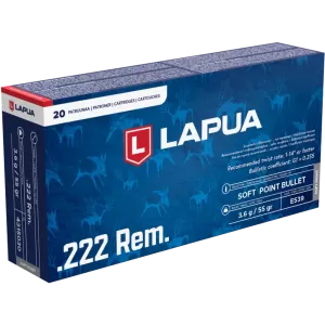 Lapua .222 REM Soft Point 3,6g