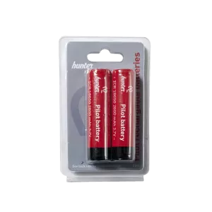 Hunter 18650 Batteri 2-Pack