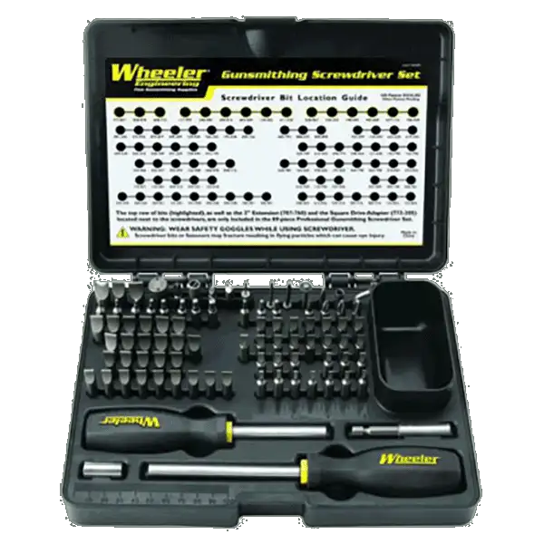 Wheeler Deluxe Gunsmithing Screwdriver Kit