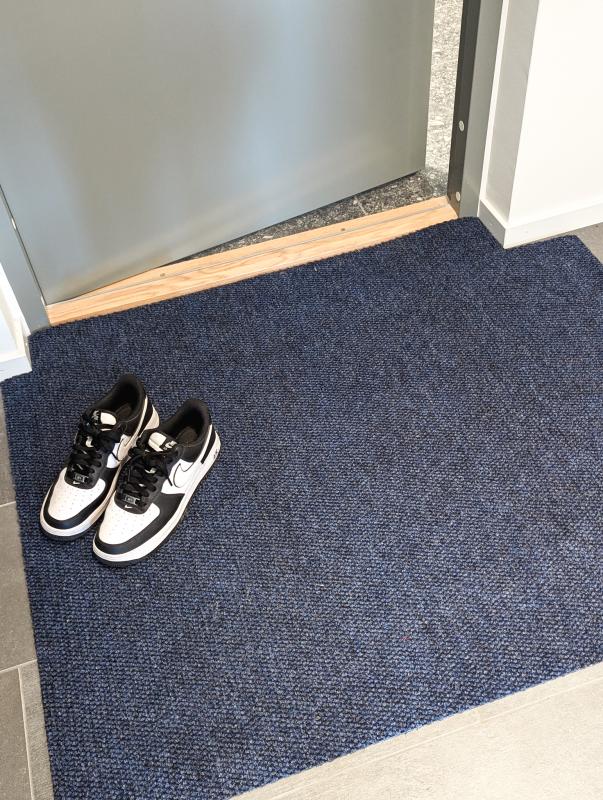 CleanStep Blå - Dörrmatta på metervara - 100cm bredd