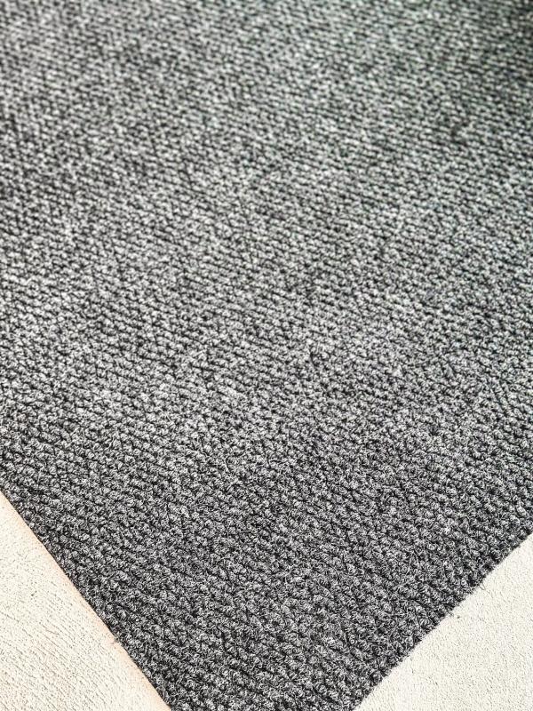 Meter-Rent Mörkgrå - Dörrmatta på metervara - 100cm bredd