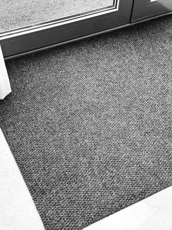 Entré Mörkgrå - Dörrmatta på metervara - 100cm bredd