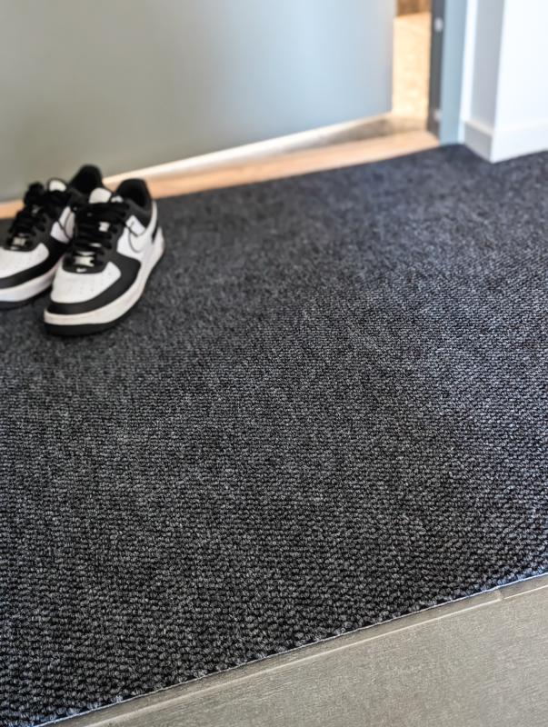 SmutsStopp Mörkgrå - Dörrmatta på metervara - 100cm bredd