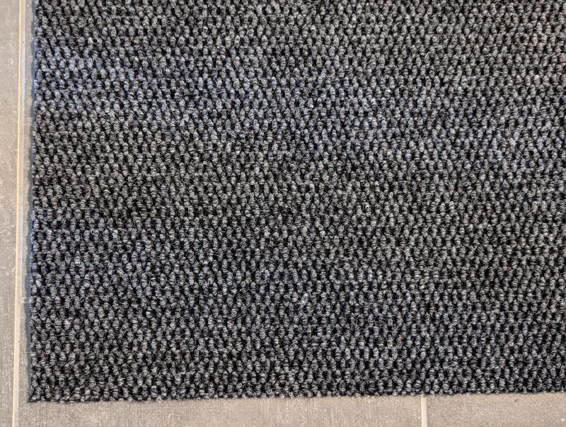 CleanStep Grå - Dörrmatta på metervara - 100cm bredd