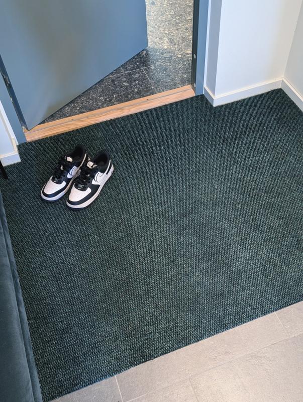SmutsStopp Grön - Dörrmatta på metervara - 100cm bredd
