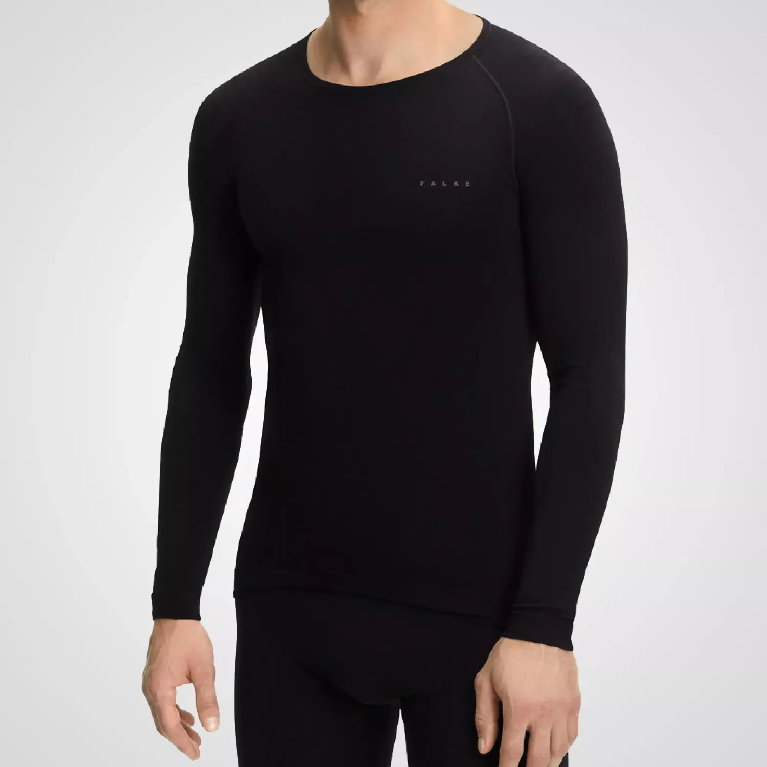 Falke - Warm Longsleeved Shirt Tight Men - Black M