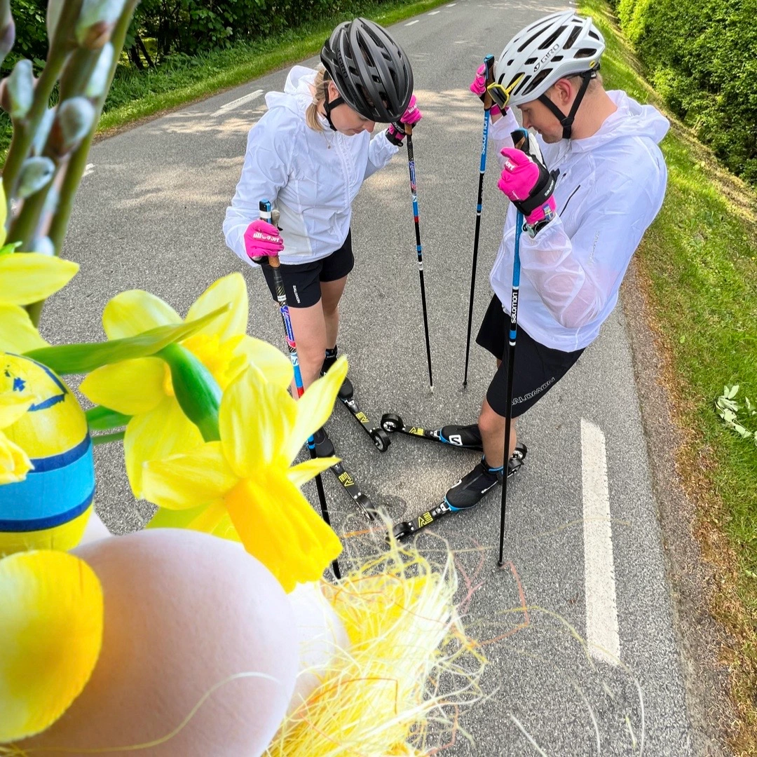 Prova på Rullskidor i Landskrona på Påskafton