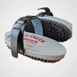 Red Creek Handborste, Stål fin, rak, 75 x 170 mm