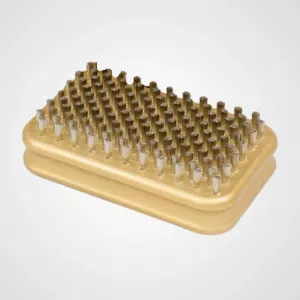 Red Creek Handborste, Stål ultrafin, rak, guld