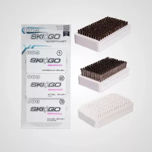 Skigo Borstpaket 3-pack Nylon/Tagel/Stål