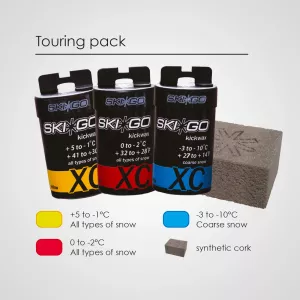 Skigo Turpack - 3 burkvallor & en kork