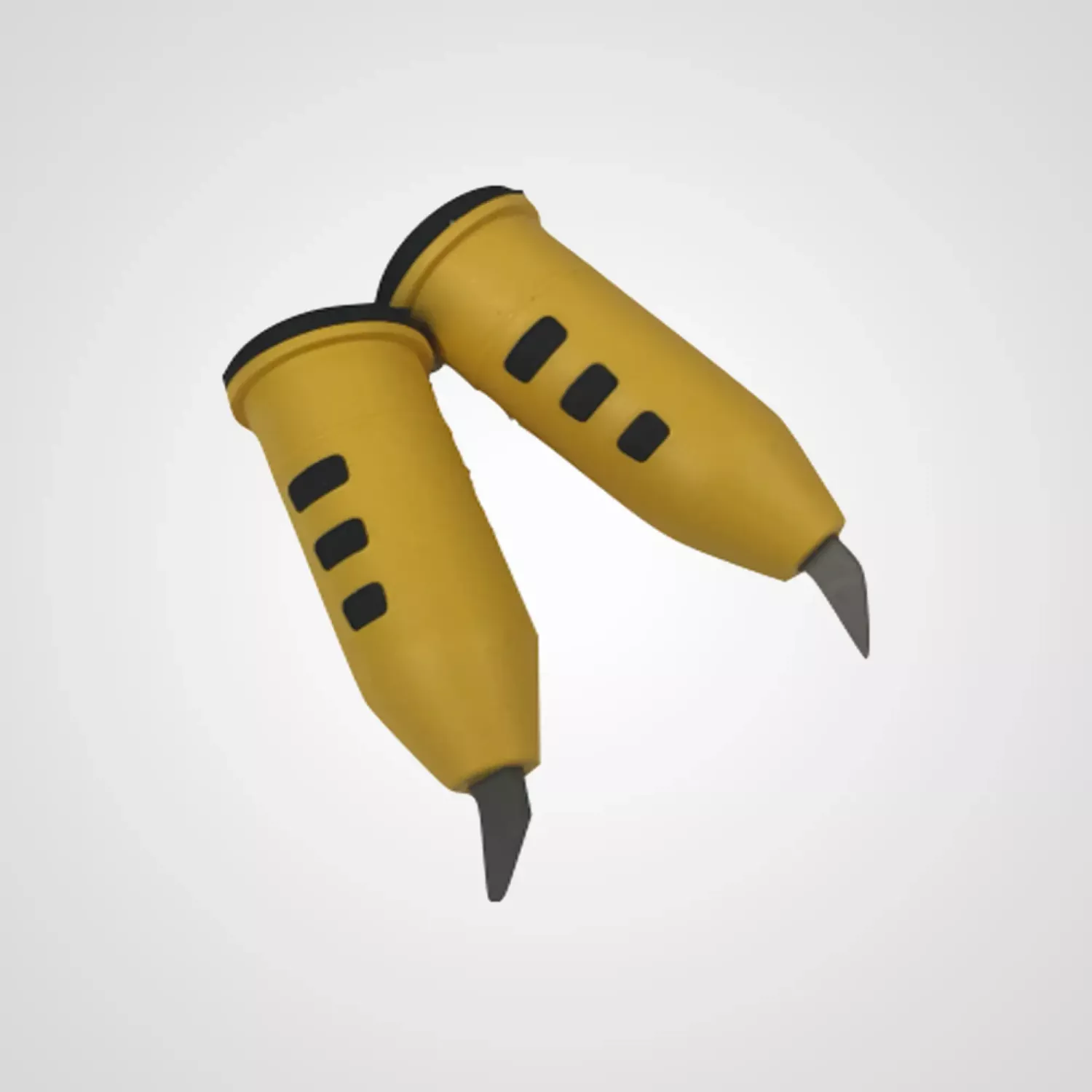 Asfaltsspetsar med dämpning