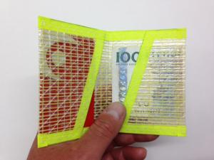 Plånbok Kevlar Gul
